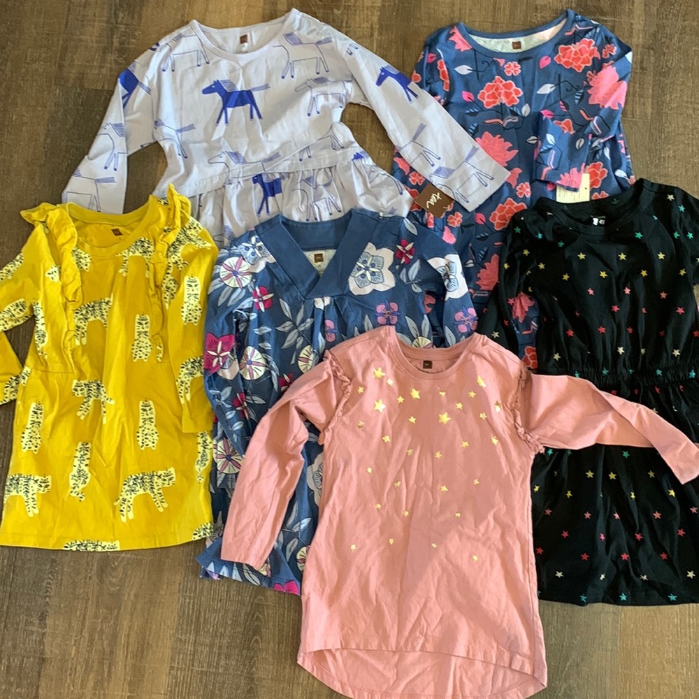 Lot of size 4 dresses, Tea and Primary